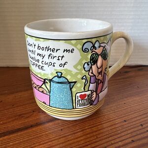 Hallmark Maxine Coffee Mug "Don't Bother Me Until" 14 0z 3D Design